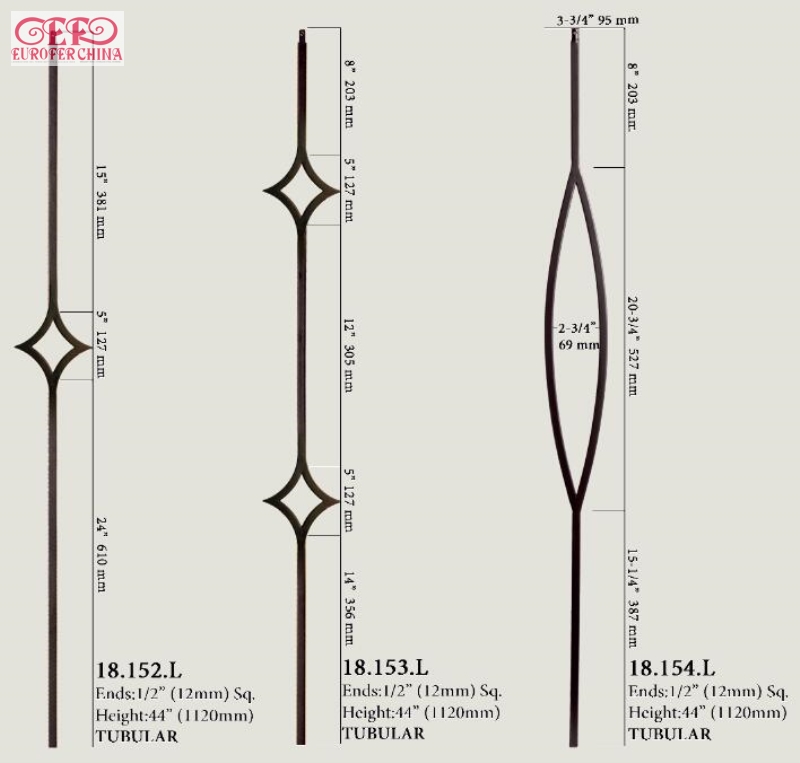 Iron Balusters - Contempo Collection