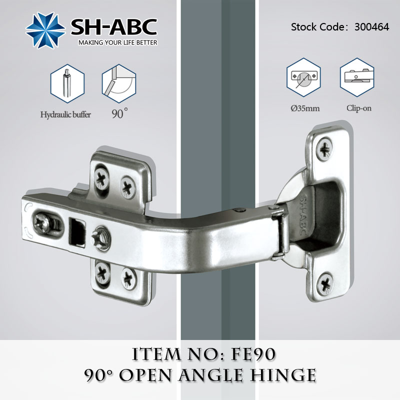 Angled Soft Close Hydraulic Cabinet Hinges