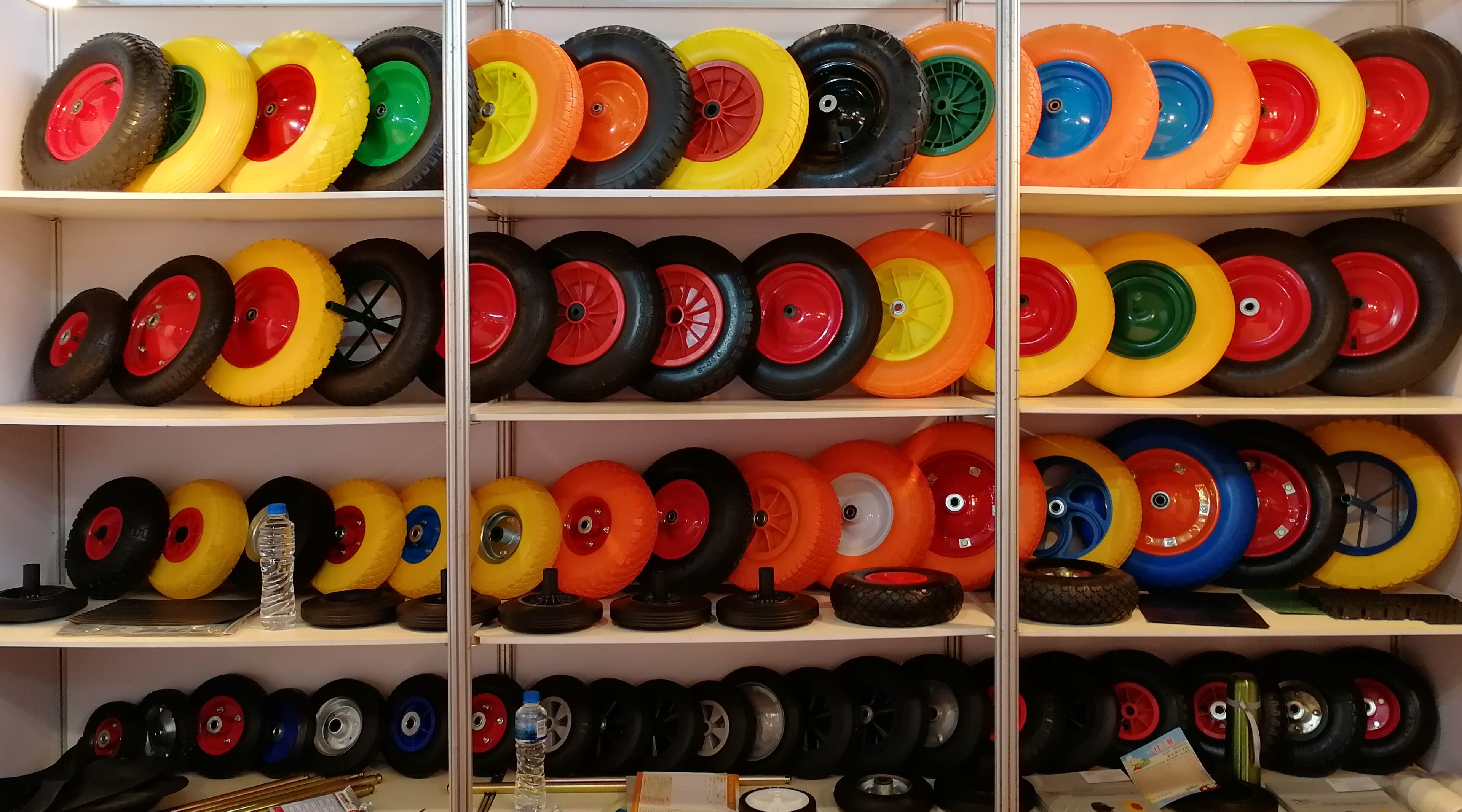 Pneumatic and PU Wheels in Various Sizes