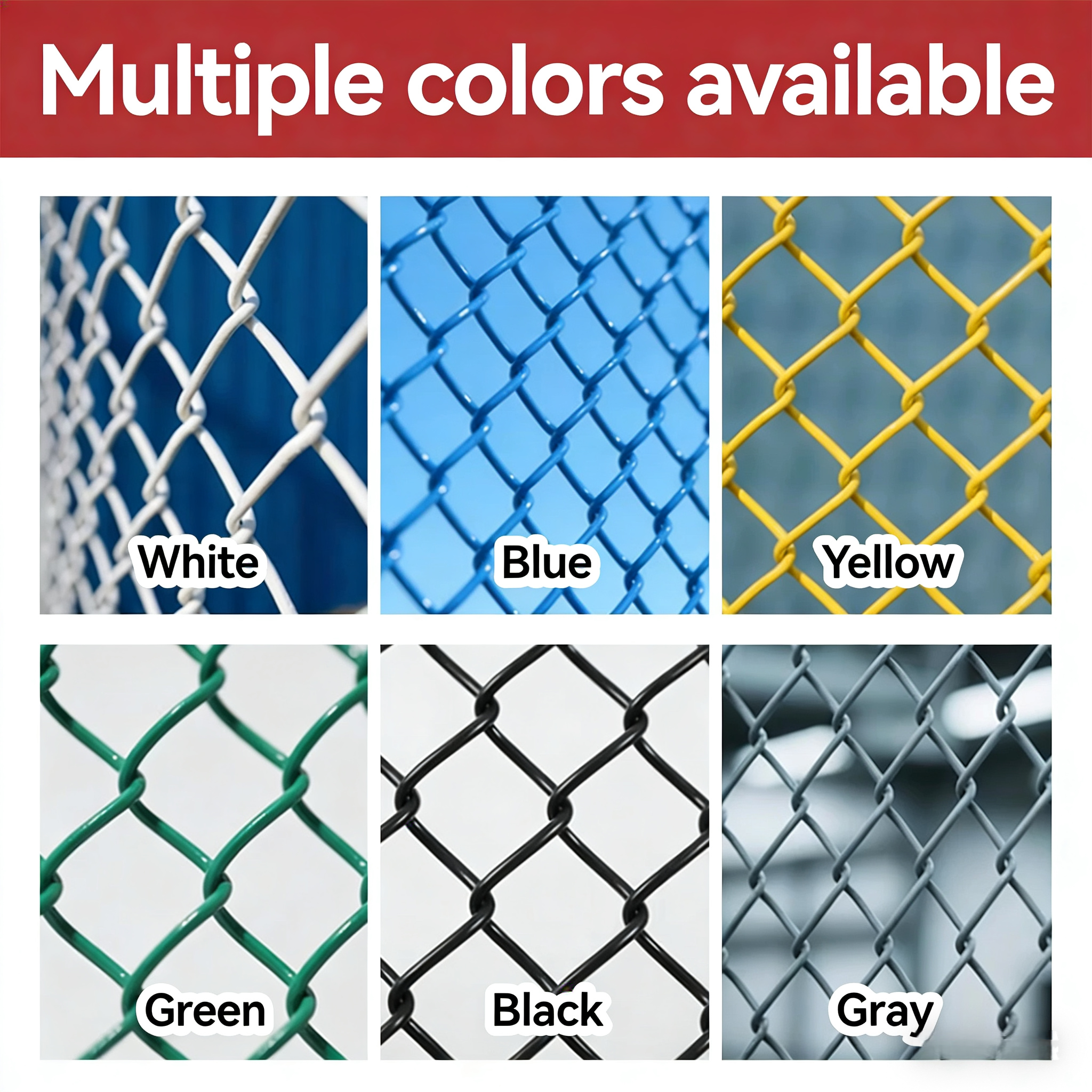 Galvanized Wire Mesh with Polyester Powder Coating