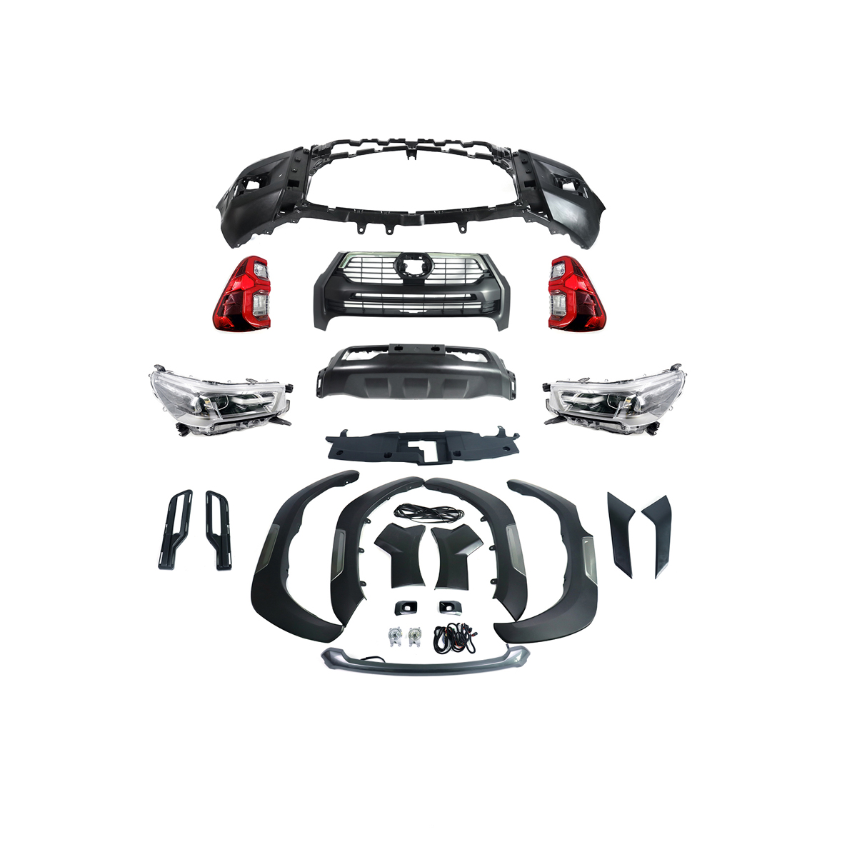 Front Bumper Replacement Parts for Toyota Hilux Rocco 2020