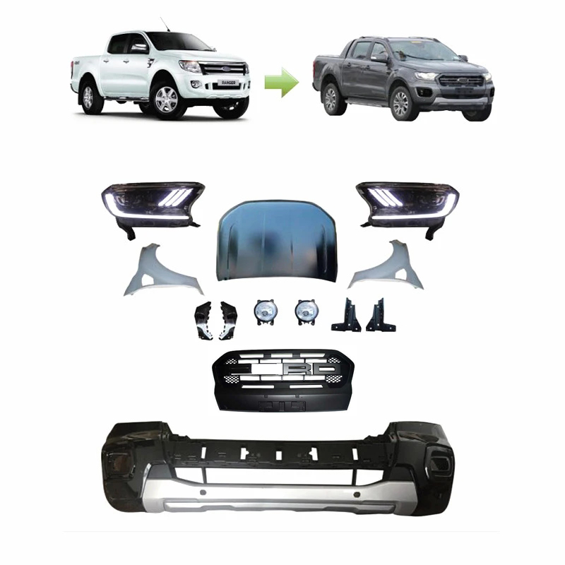 New Car Grille Auto Spare Parts for Ford Ranger T6 to T8 Body Kit