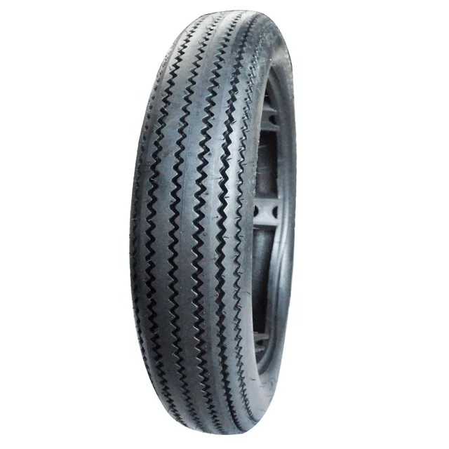 Motorcycle Tire with Stone Pattern