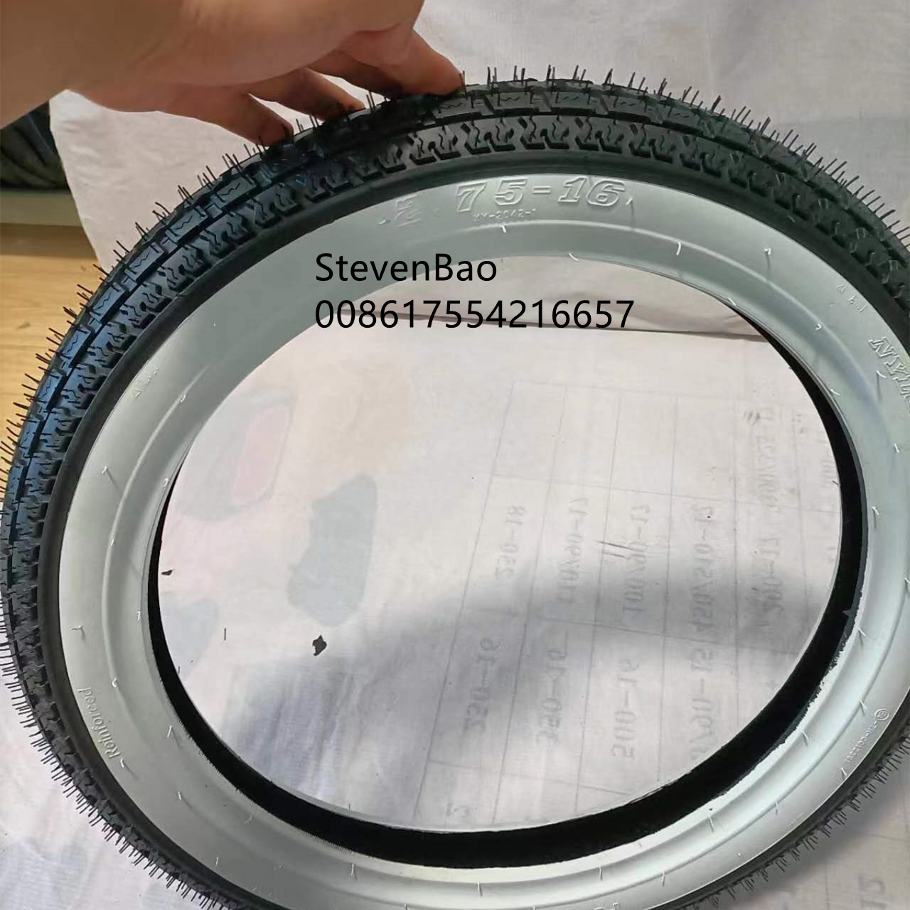 White Wall Motorcycle Tires