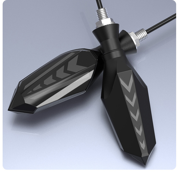 Motorcycle LED Light with Daytime Running, Turn Signal, and Blue Backlight