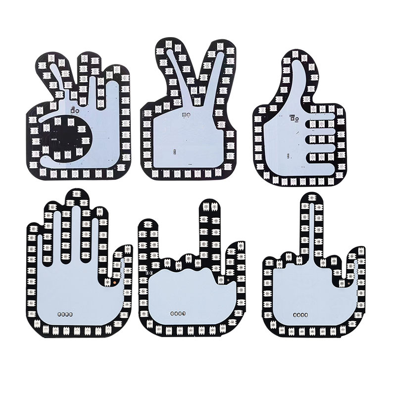 Car LED Hand Gesture Light for Rear Window
