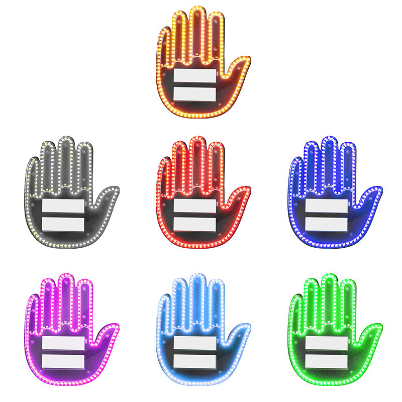 LED Hand Gesture Light for Car Rear Window