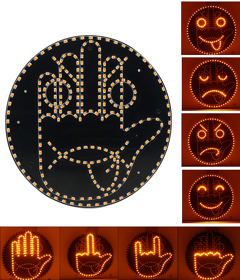 Car LED Hand Gesture Light for Rear Window