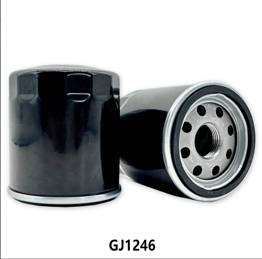 Oil Filter with Synthetic Fiber Media and Galvanized Steel Shell