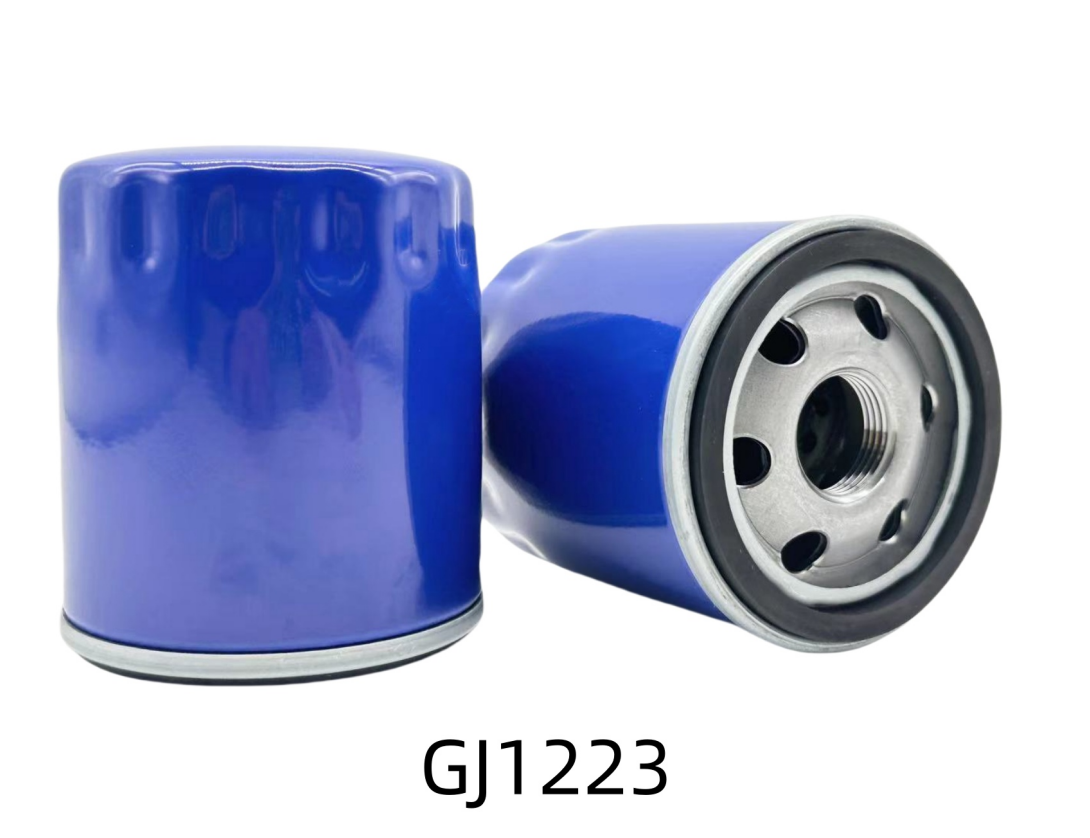 Blue Flat Case Oil Filter for Auto Parts