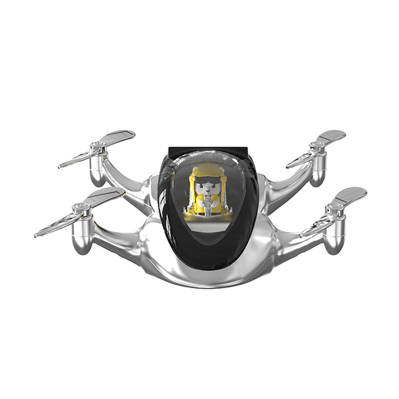 Solar Powered Car UAV Air Freshener with Autorotation Decoration