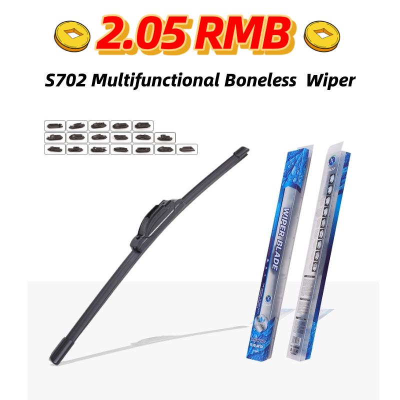 Multi-Functional Car Windshield Wiper Blade with 16 Adaptors
