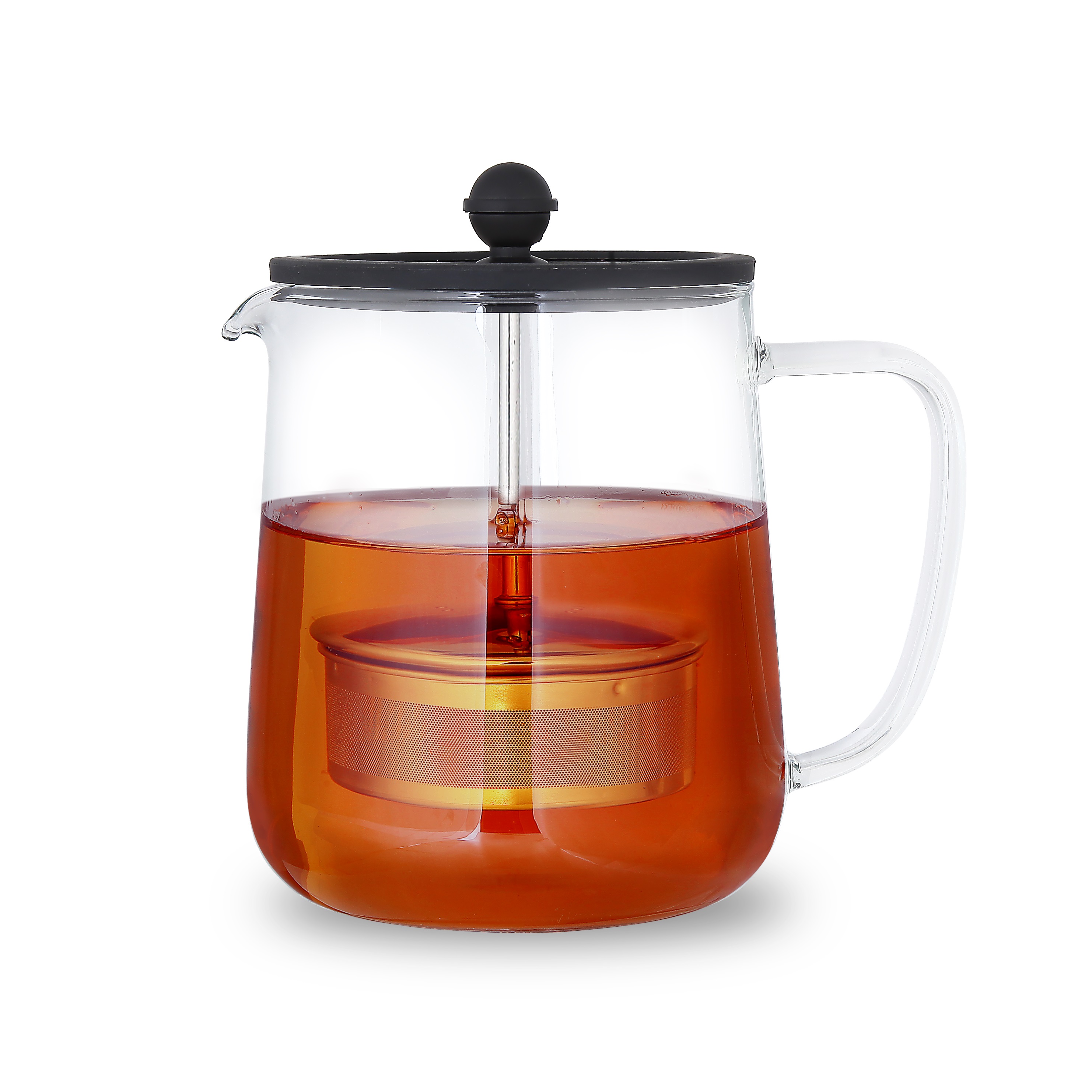 Borosilicate Glass Teapot with Lift-up Infuser