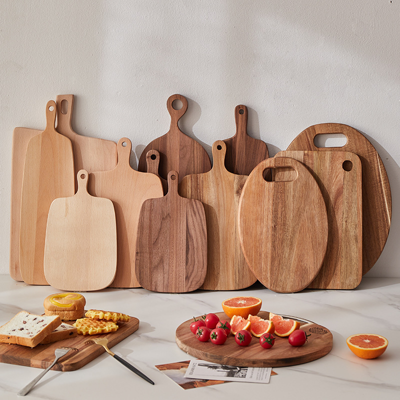 Acacia, Beech, or Pine Wood Chopping Board
