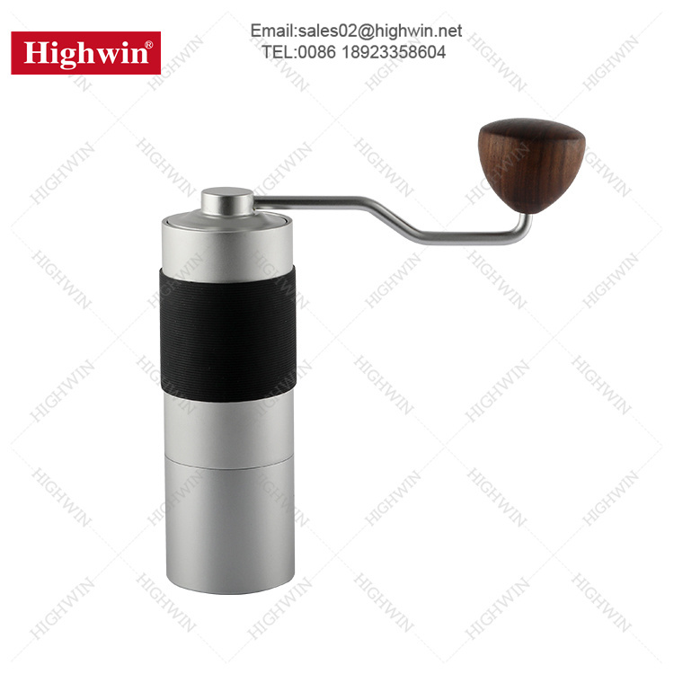 CNC Steel Burr Portable Coffee Grinder