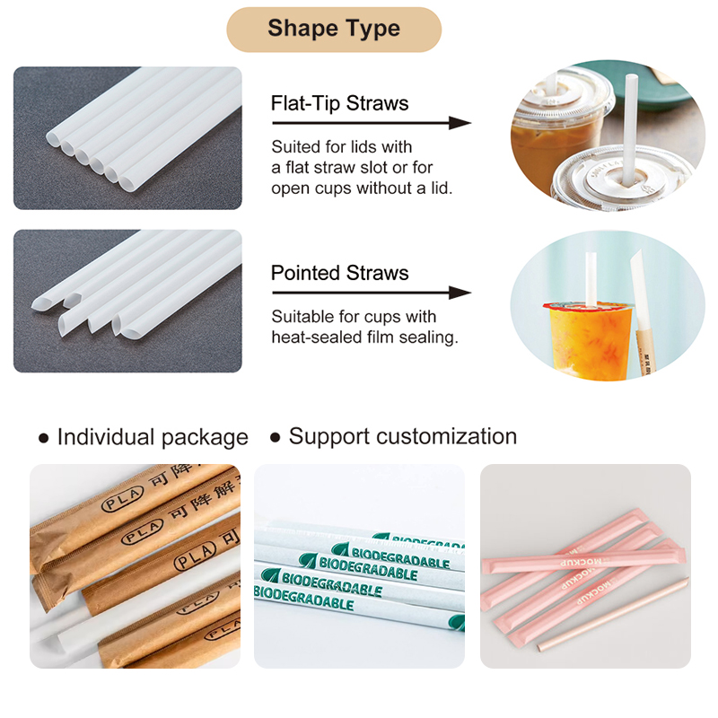 HUIYOU Compostable PLA Cold Drink Cup with Custom Printed Lid