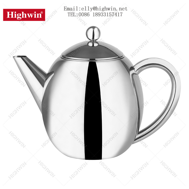 Stainless Steel Teapot with Infusing Basket