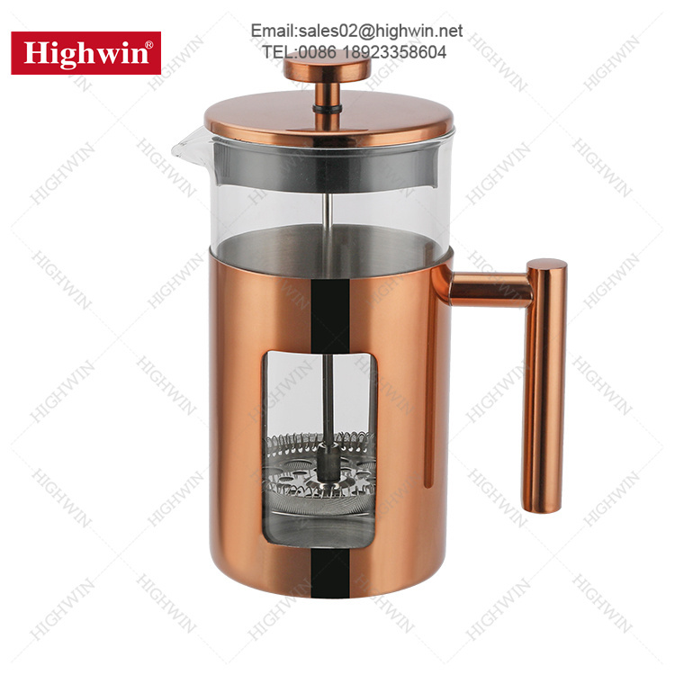 Plunger Coffee Pot Heat Resistant Durable French Press Coffee Maker