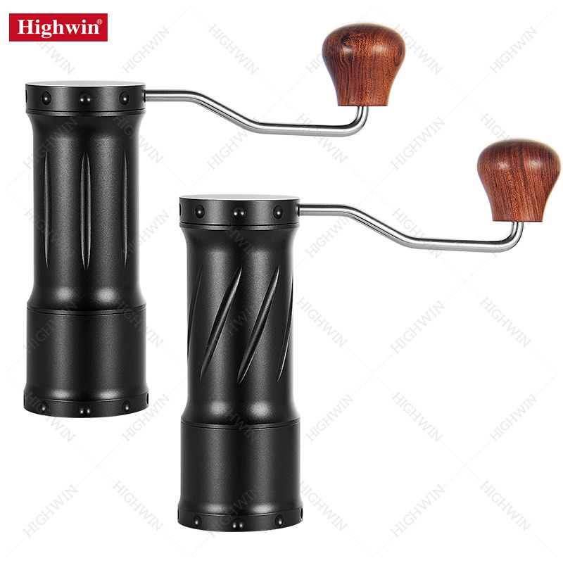 Hand Stainless Steel Burr Coffee Grinder with Adjustable Conical Burr