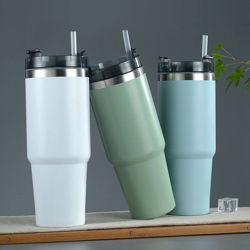 New Stainless Steel Straw Coffee Cup for Cars