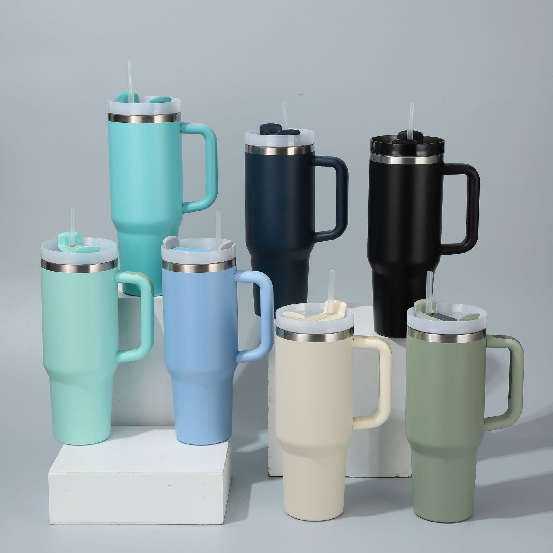 Stainless Steel Tumbler with Handle