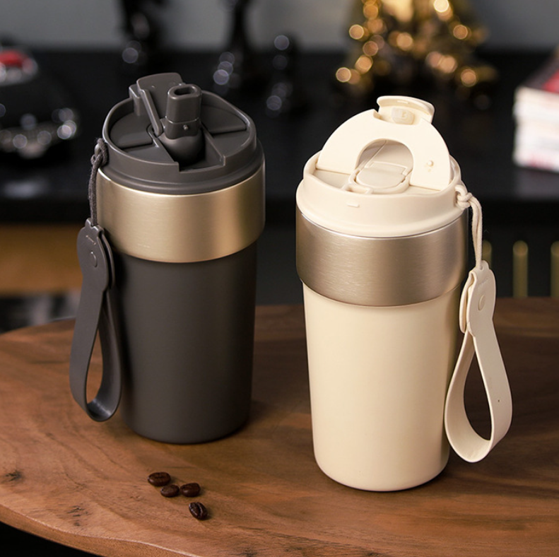Stainless Steel Portable Double Wall Vacuum Car Coffee Mug