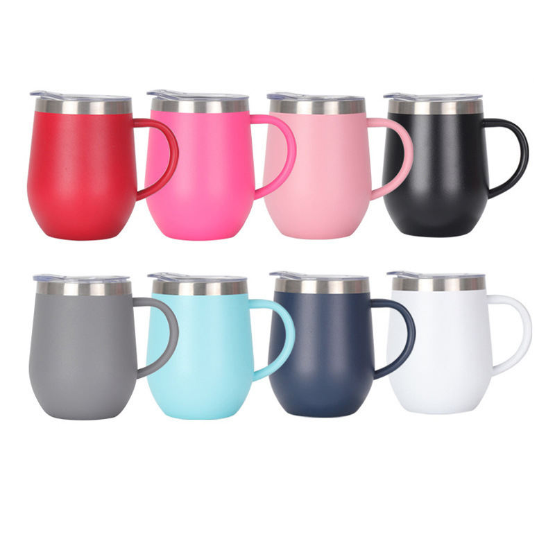 Eggshell U-Shaped Stainless Steel Thermal Cup