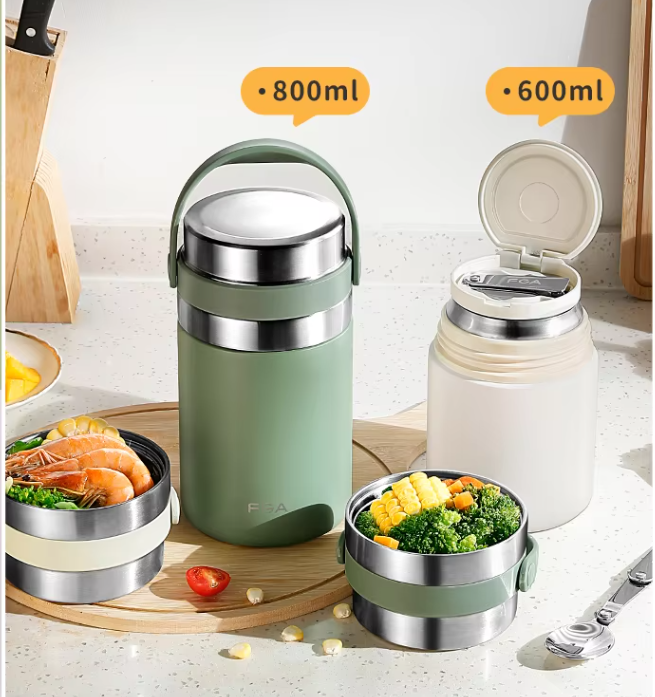 800ml Portable Insulated Food Container