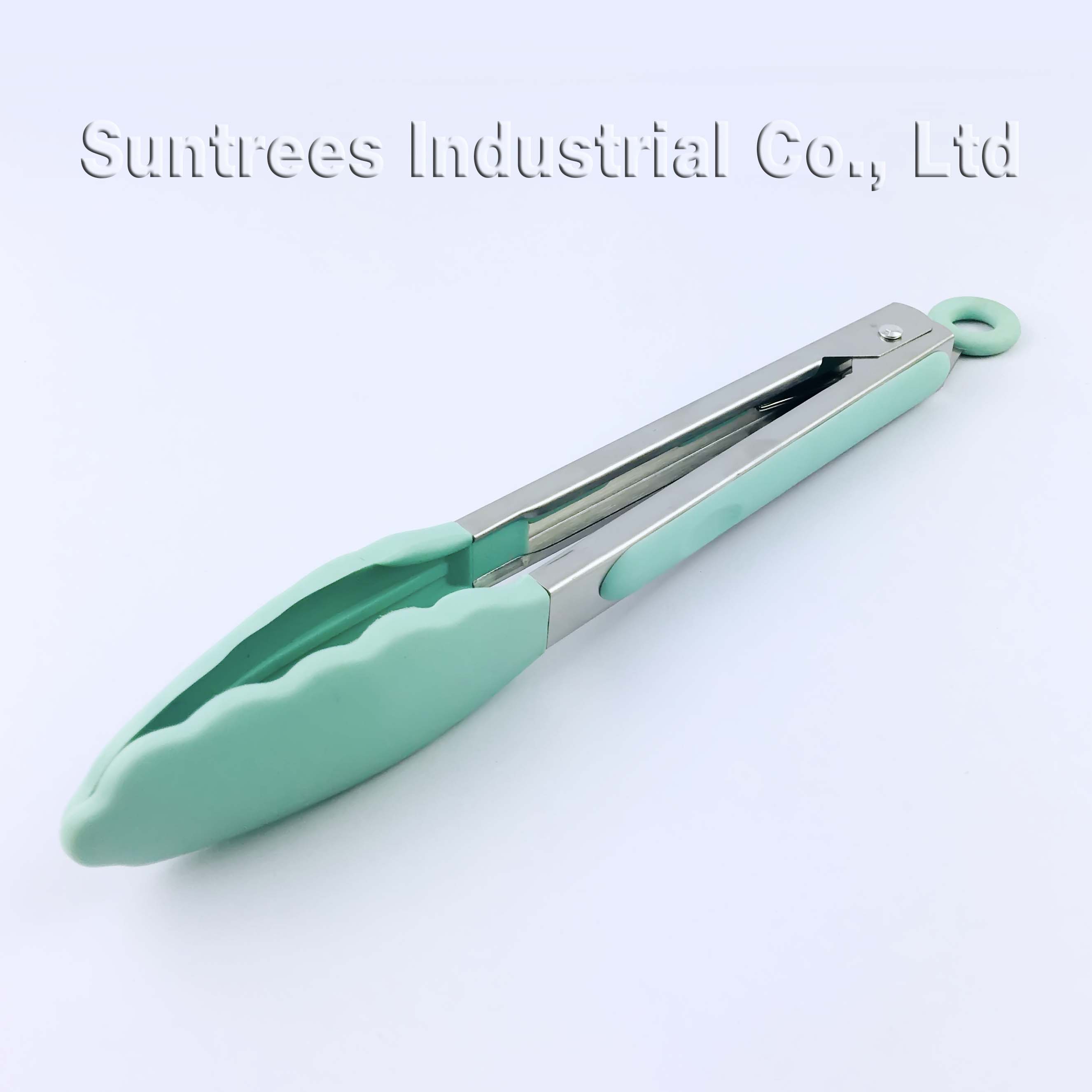 9-inch Silicone Tongs with Lock