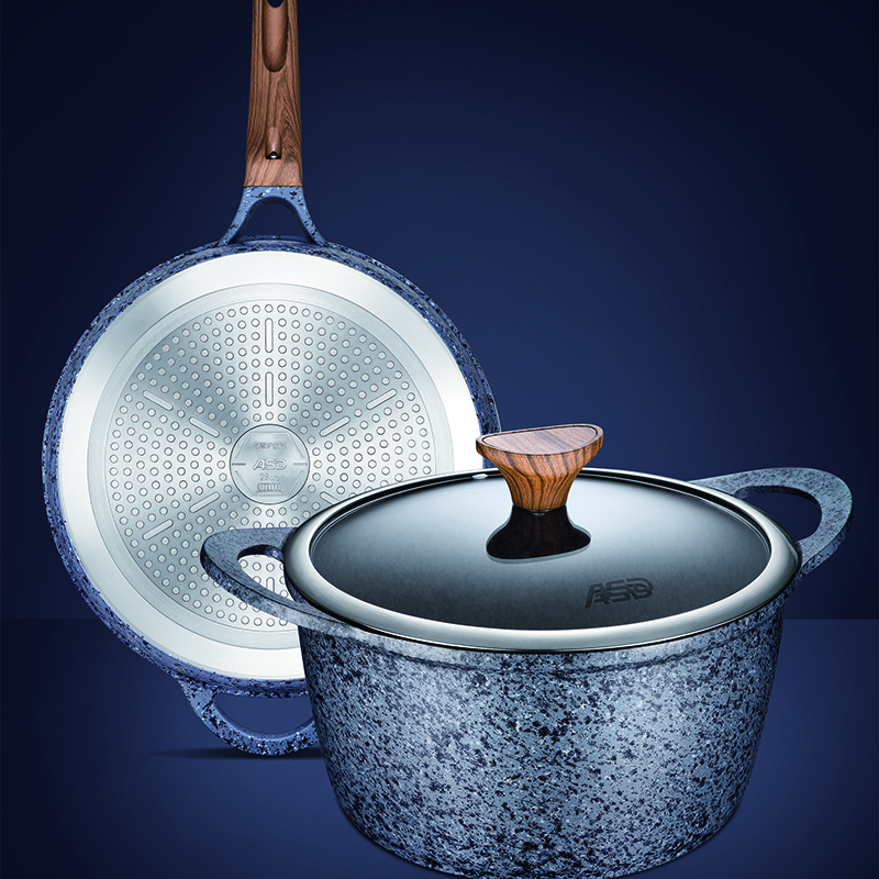 Rock Die Cast Aluminum 10-Piece Cookware Set