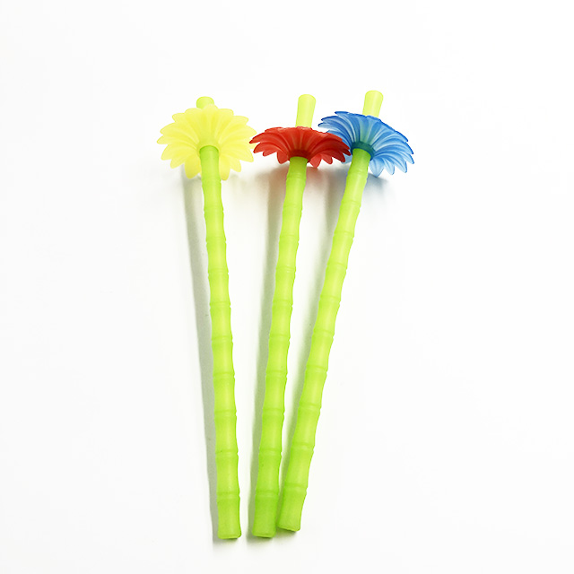 UT106 Silicone Straight Bamboo Straw