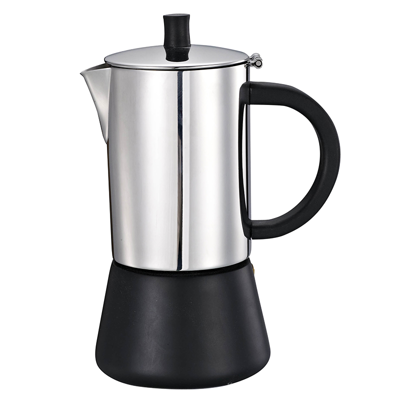 Stainless Steel Stovetop Espresso Maker Moka Pot for All Stoves