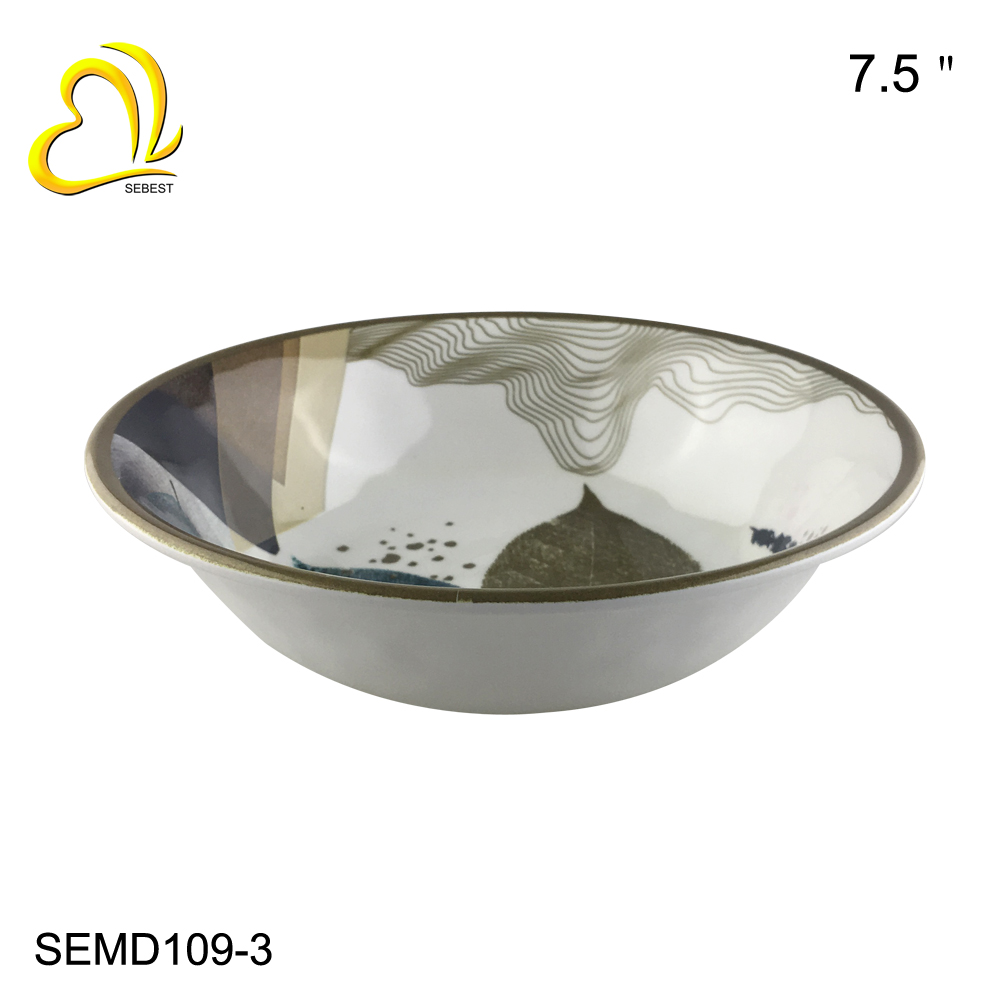 New Patent Leaf Design Melamine Dinnerware Set