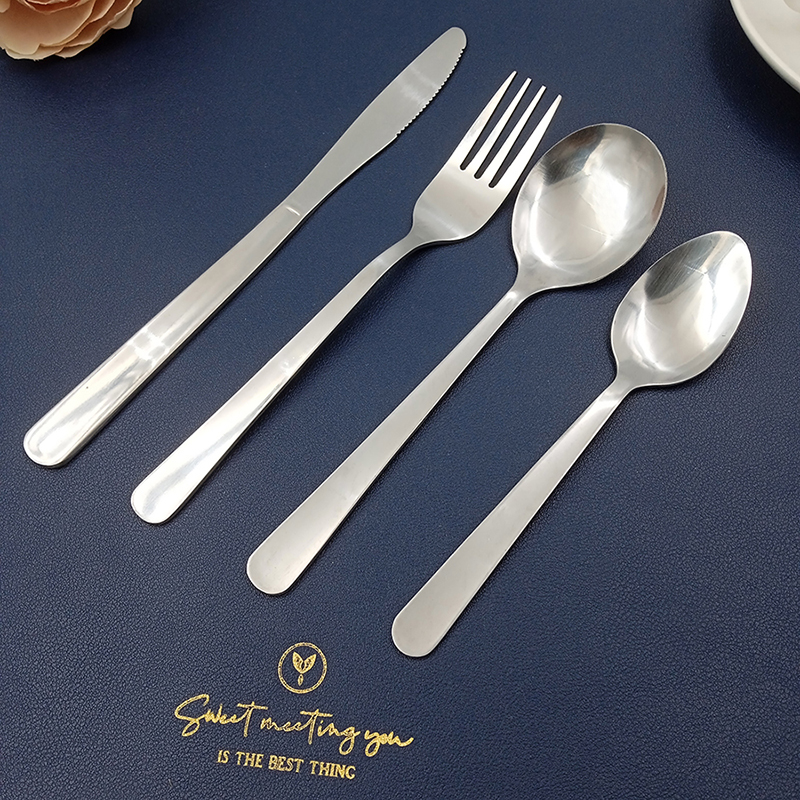 24-piece Stainless Steel Cutlery Set for Hotels