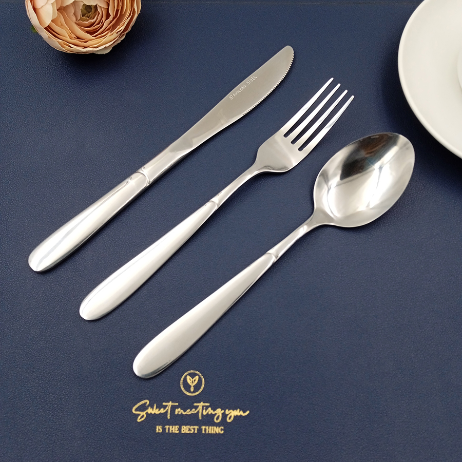 Stainless Steel Cutlery Set - Knife, Fork, Spoon Gift Promotion