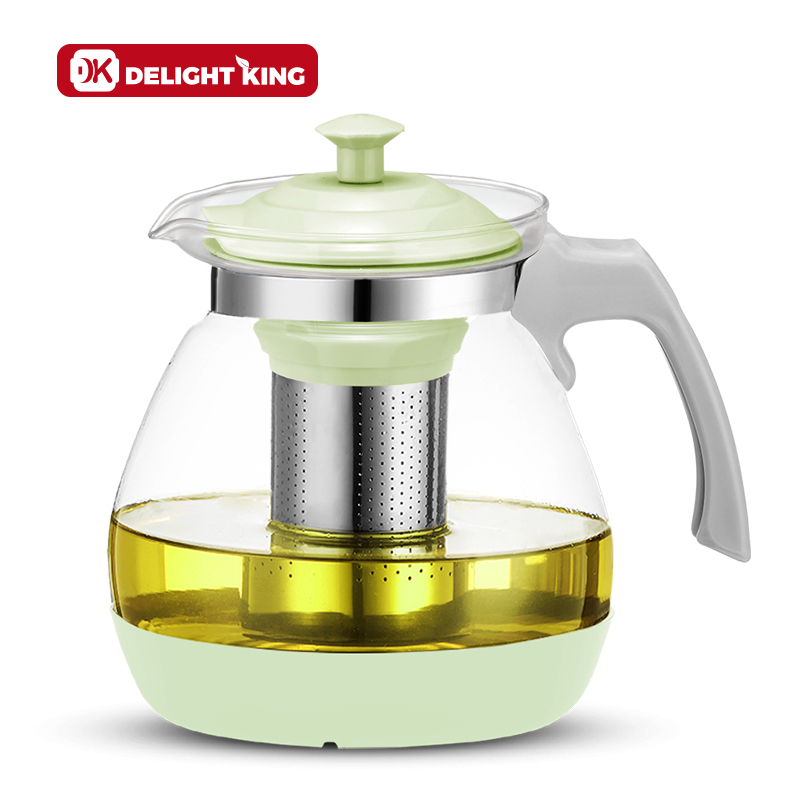 Glass Tea Infuser Pot Kettle Teapot Tea Maker