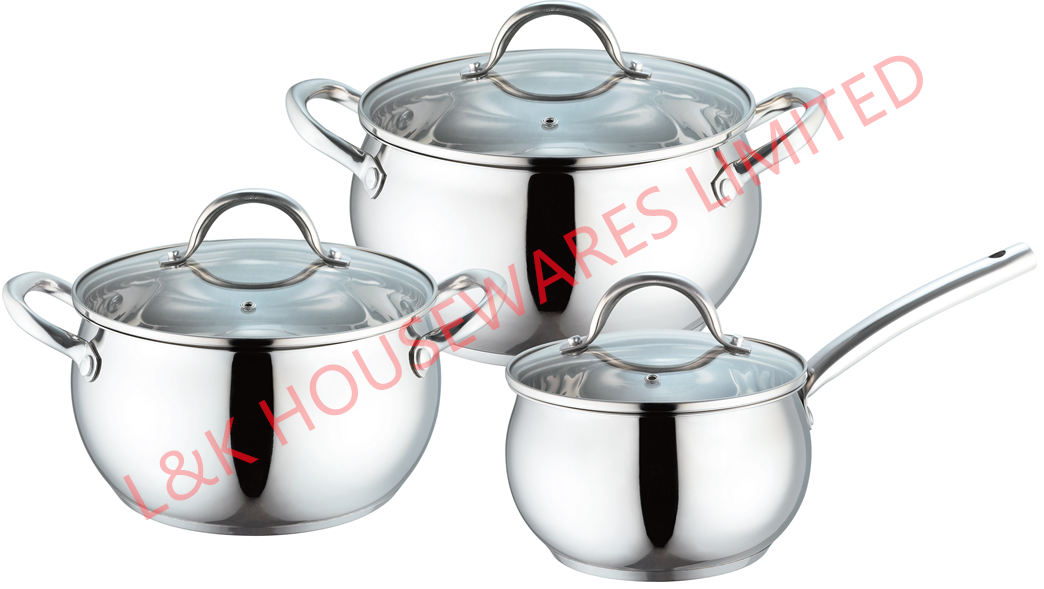 6-piece apple-shaped cookware set