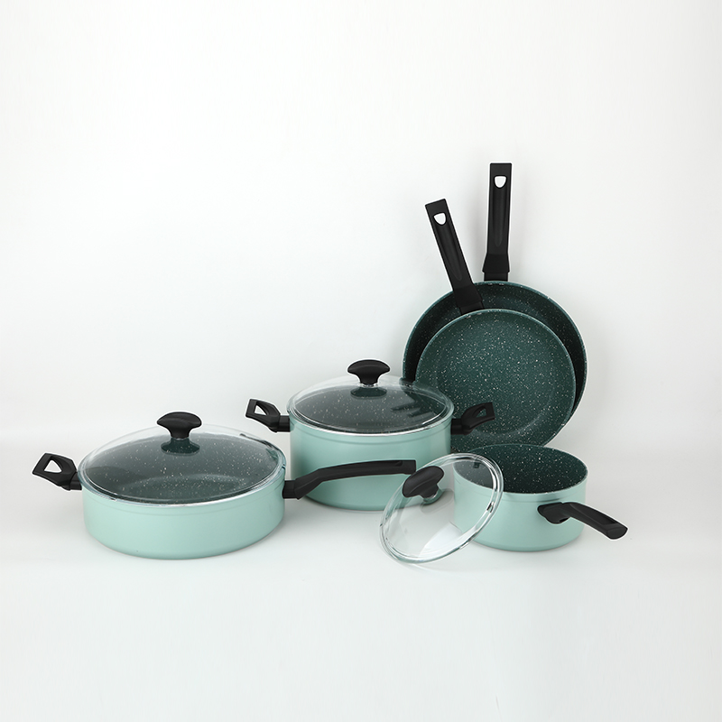 8-Piece Forged Aluminum Cookware Set