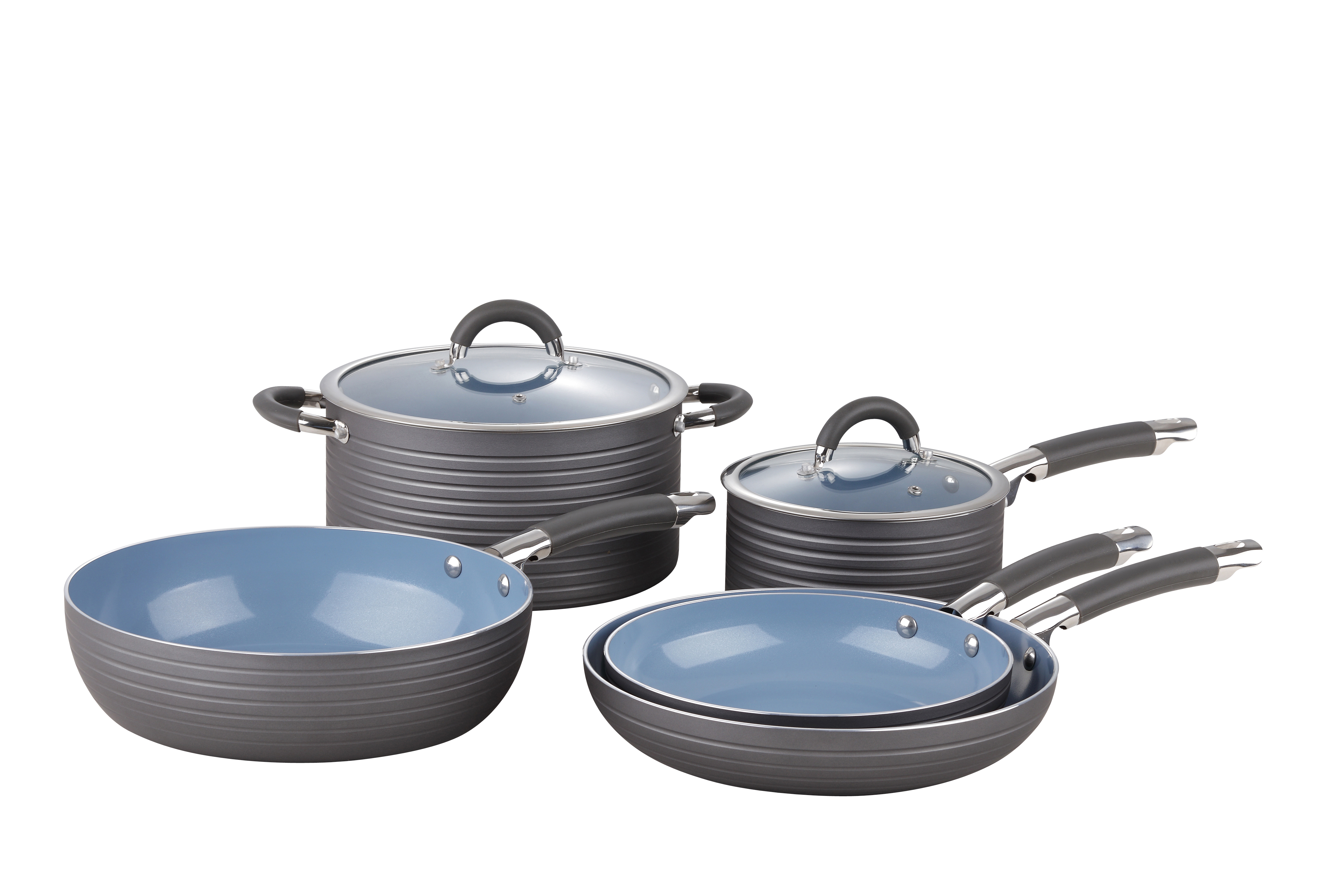 Pressed Ribbed Body Set (7 Pieces)