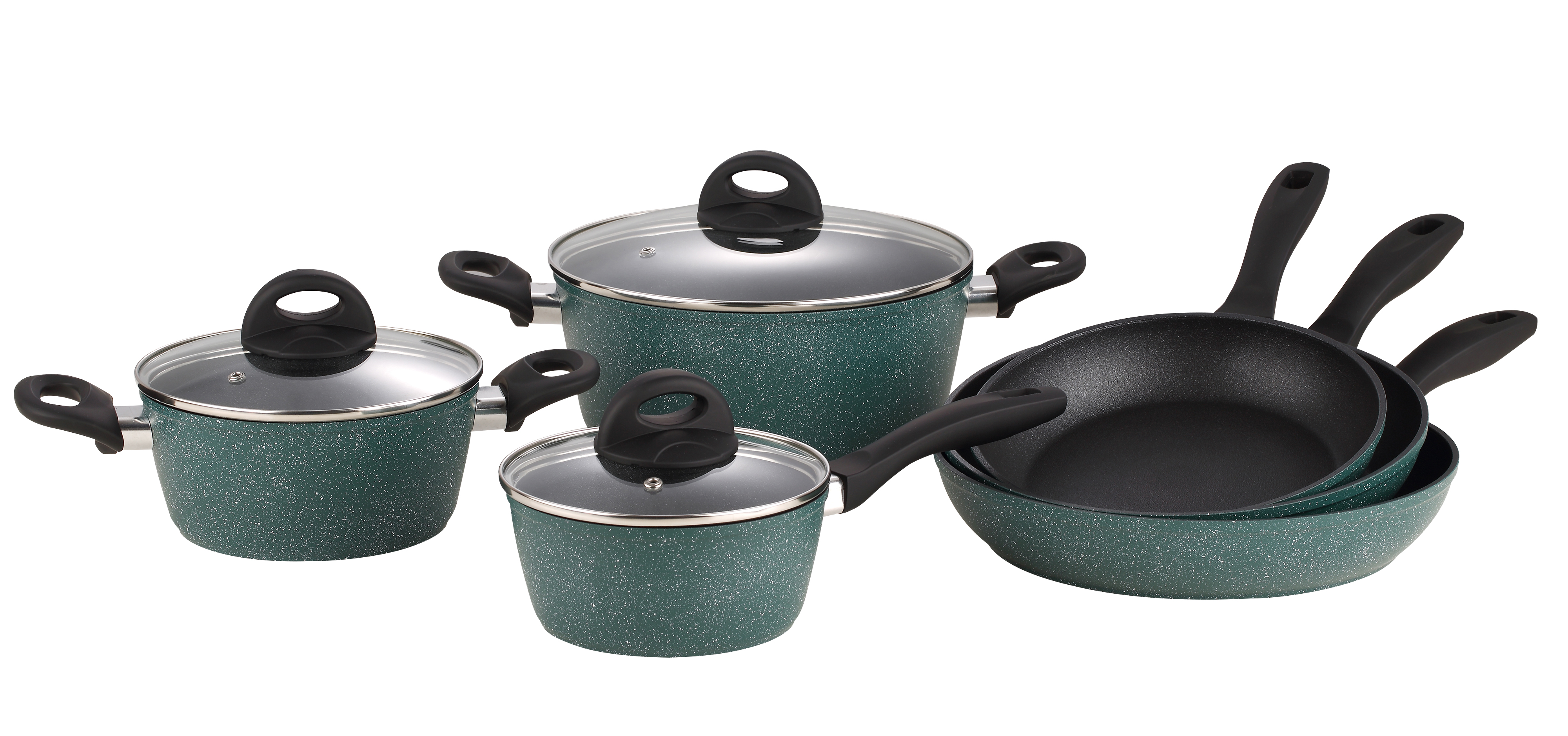 9-Piece Forged Aluminum Cookware Set
