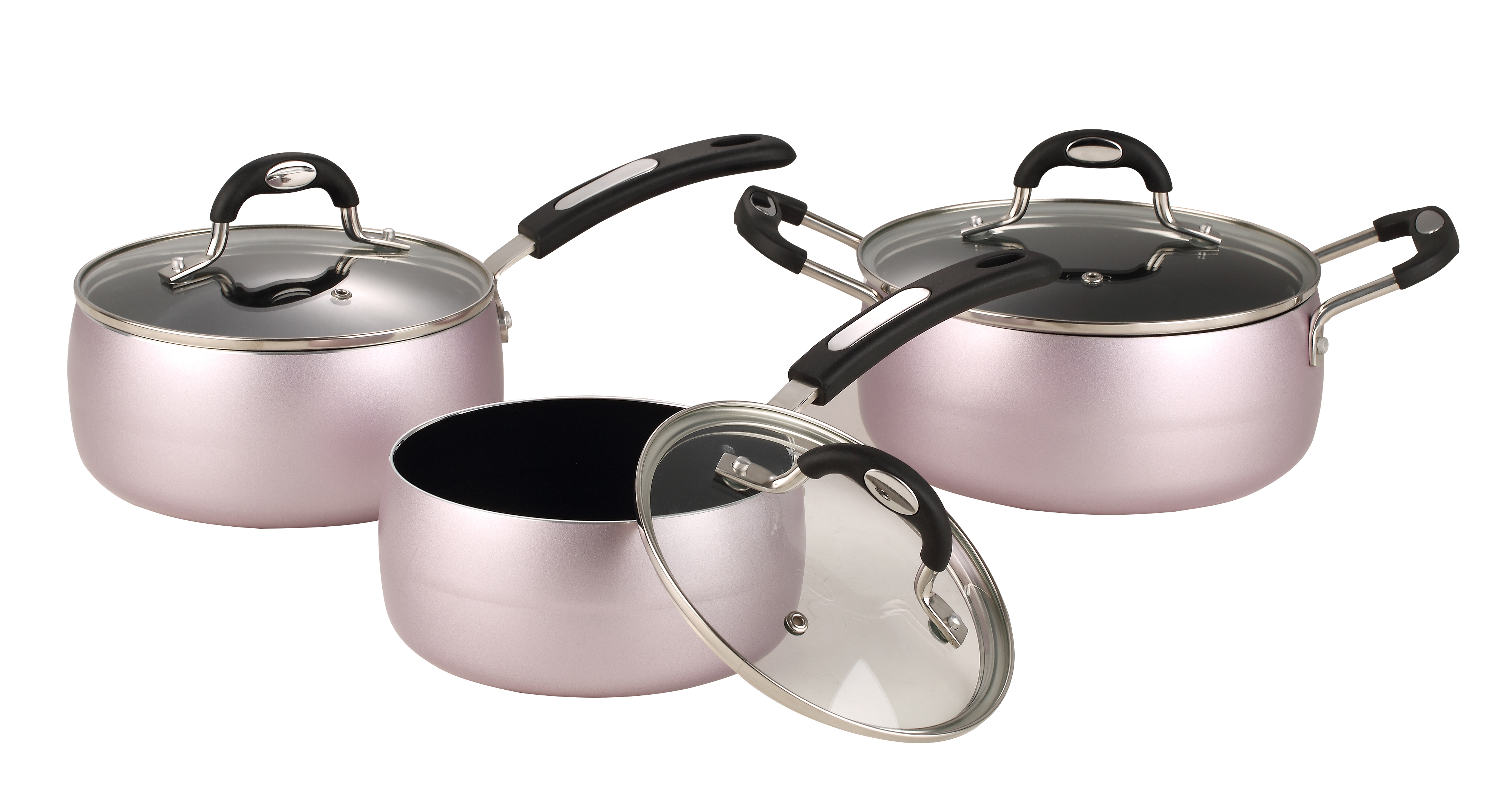 Pressed Bulging Pan 6-Piece Set