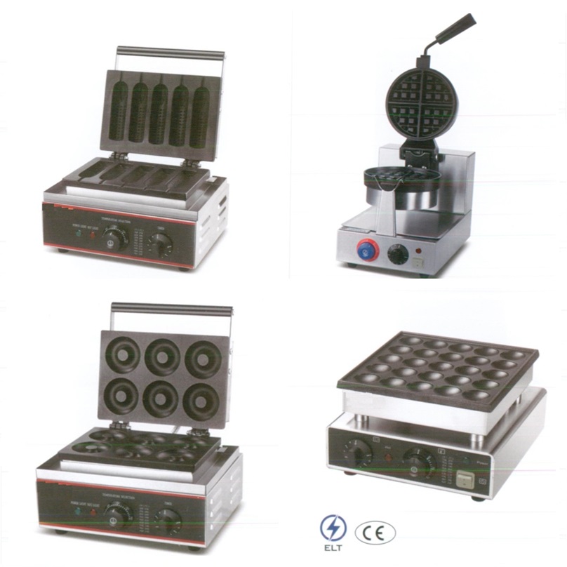 Electric Corn Waffle Maker, Rotating Waffle Maker, Donut Machine, Quail Egg Grill