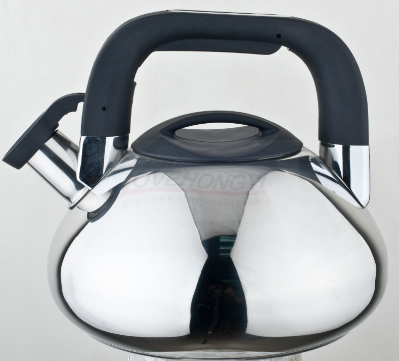Stainless Steel Whistling Kettle with European Automatic Handle