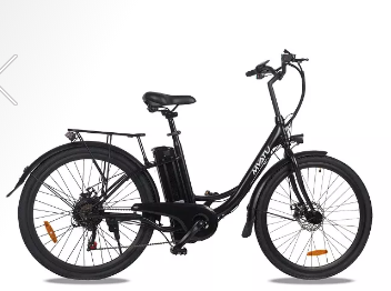 Electric Bicycle with Shimano 7-Speed Rear Derailleur