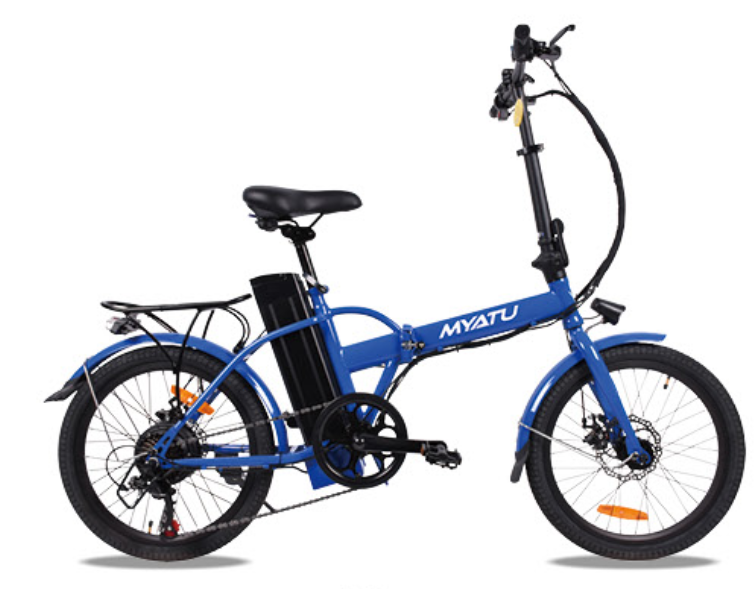 20 Inch Electric Folding Mountain Bike with Hidden Battery