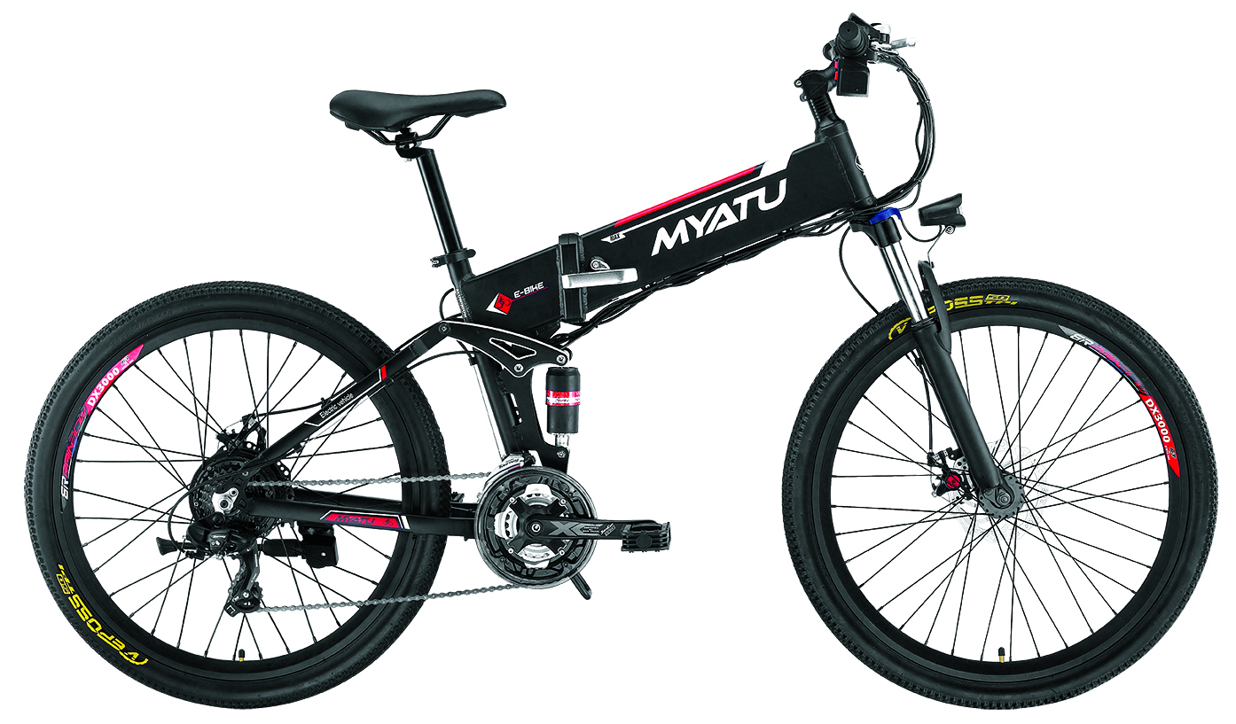20 Inch Electric Folding Mountain Bike with Hidden Battery
