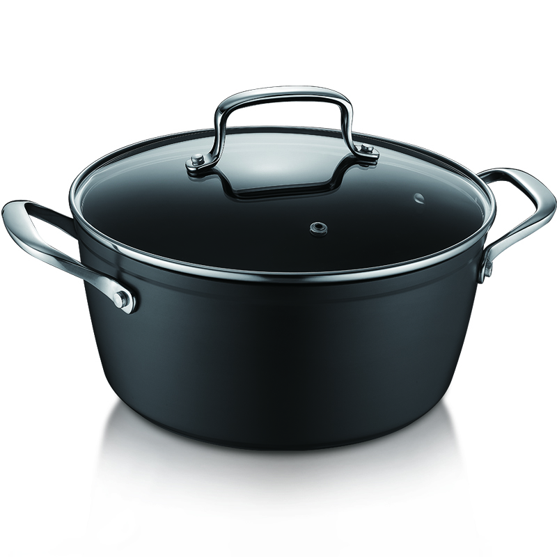 Lava 20cm Forged Aluminum Casserole with Lid