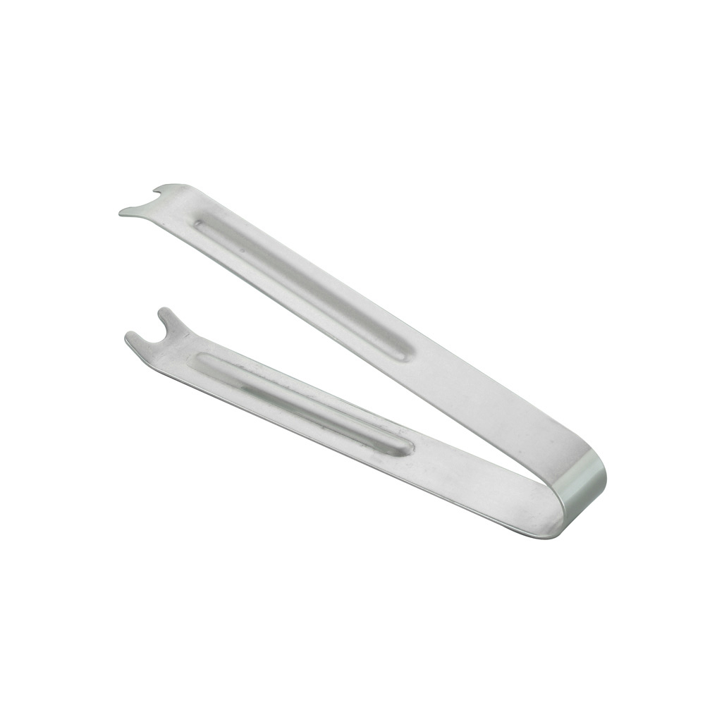 Stainless Steel Ice Tongs with Zigzag Grip
