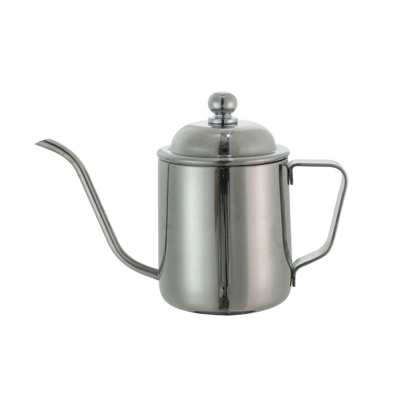 Stainless Steel Coffee Pot with Pressure-Relief Lid