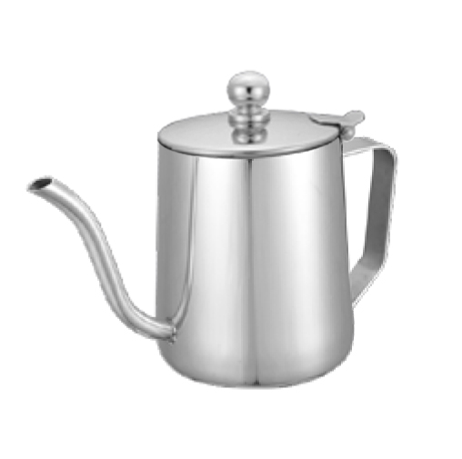 Stainless Steel Pitcher with Long Spout and Lid